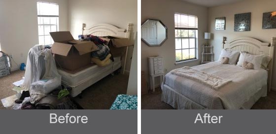 Bedroom Before and After